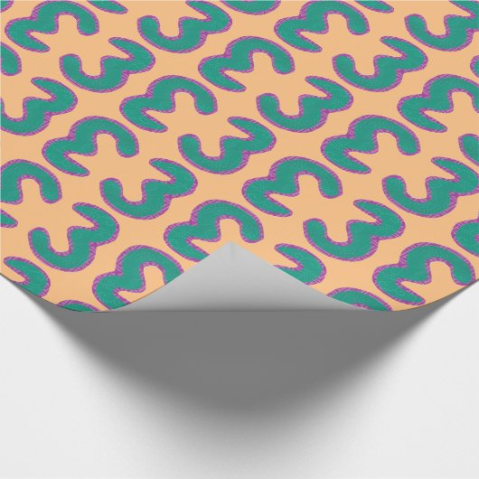 Nummer Drie Verpakkend Document Cadeaupapier (Hoek)