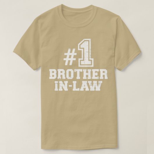 Nummer één 1 broederwet t-shirt (Design voorkant)