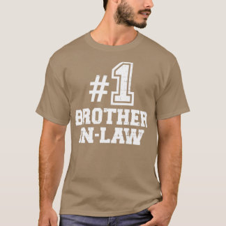 Nummer één 1 broederwet t-shirt