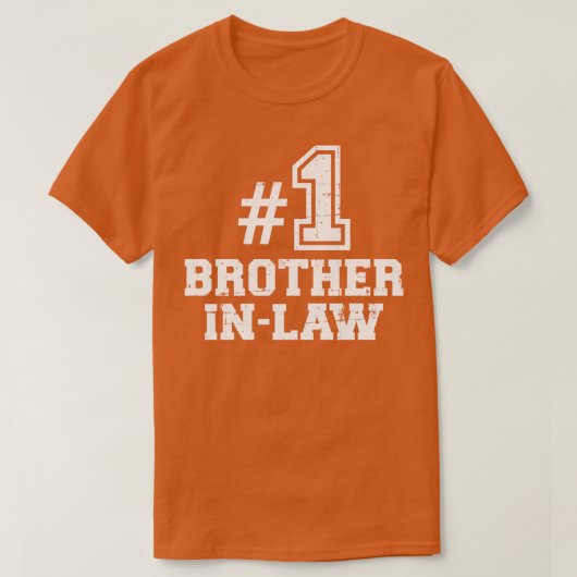 Nummer één 1 broederwet t-shirt (Design voorkant)