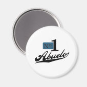 Nummer één Abuelo Magneet (Voorkant / Achterkant)