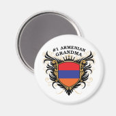 Nummer één Armeense oma Magneet (Voorkant / Achterkant)
