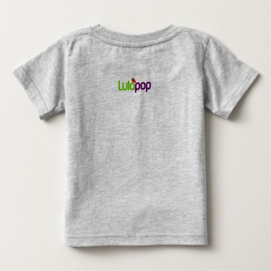 Nummer één Baby T-shirt (Achterkant)