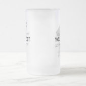 Nummer één bevroren mok (aangepaste tekst) (Center)