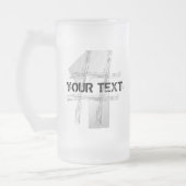 Nummer één bevroren mok (aangepaste tekst) (Links)