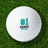 Nummer één Blauwgroen gefilmde Vaderdag Golfballen