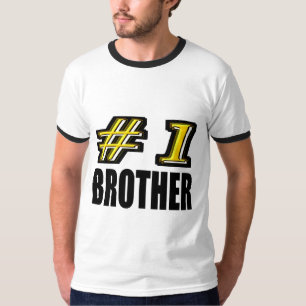 Nummer één broer t-shirt