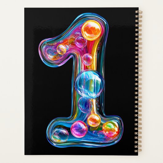 Nummer één bubbel planner (Achterkant)