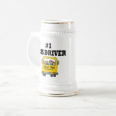 Nummer één busstuurprogramma bierpul (Voorkant links)