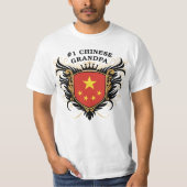 Nummer één Chinese opa T-shirt (Voorkant)