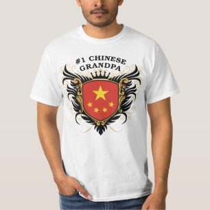 Nummer één Chinese opa T-shirt