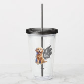Nummer Een Dad Custom Acryl Tumbler Acryl Drinkbeker (Voorkant)