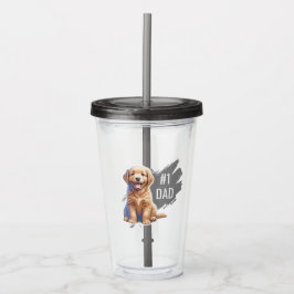 Nummer Een Dad Custom Acryl Tumbler Acryl Drinkbeker