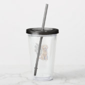 Nummer Een Dad Custom Acryl Tumbler Drinkbeker (Achterkant)