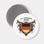 Nummer een Duitse moeder Magneet (Voorkant / Achterkant)