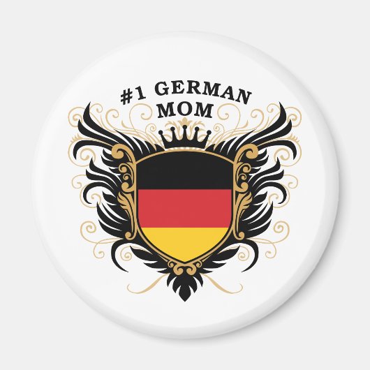 Nummer een Duitse moeder Magneet (Voorkant)