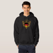 Nummer één Duitse vader Hoodie (Voorkant volledig)