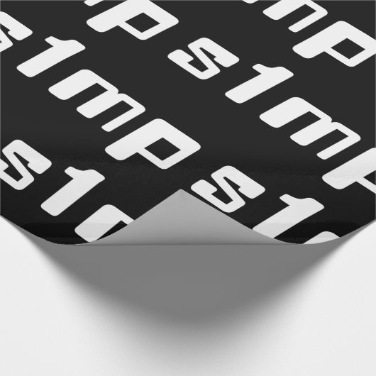 Nummer één eenvoudig opvulpapier cadeaupapier (Hoek)