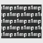 Nummer één eenvoudig opvulpapier cadeaupapier (Vlak)