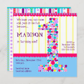 Nummer één, eerste uitnodiging van de Partij van d (Voorkant / Achterkant)