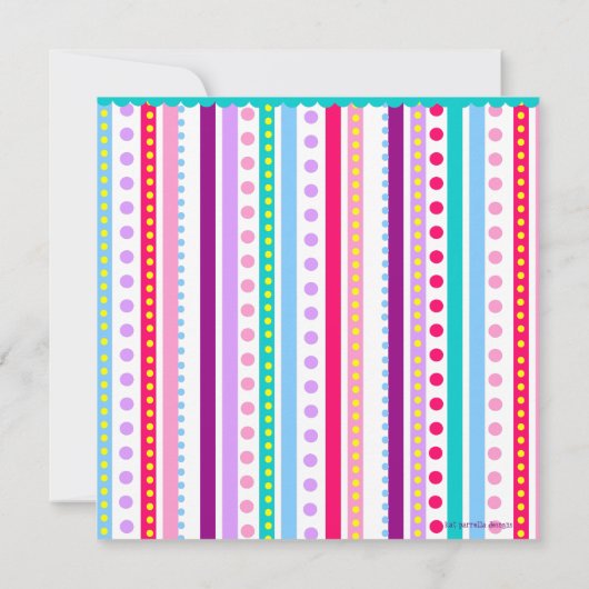 Nummer één, eerste uitnodiging van de Partij van d (Achterkant)