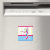 Nummer één, eerste verjaardagsmagneet magneet (Insitu (Vaatwasser))