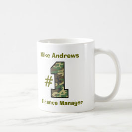 Nummer één financieel manager V20 Koffiemok