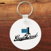 Nummer één GodPap Sleutelhanger (Voorkant)