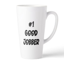 Nummer één goede Jobber Kat Latte Mok