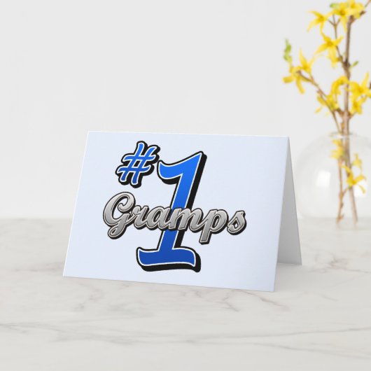 Nummer een Gramps Kaart (Gele Bloem)