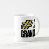 Nummer één grootmoeder koffiemok (Voorkant rechts)