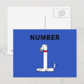 Nummer één hond briefkaart (Voorkant / Achterkant)