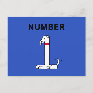 Nummer één hond briefkaart