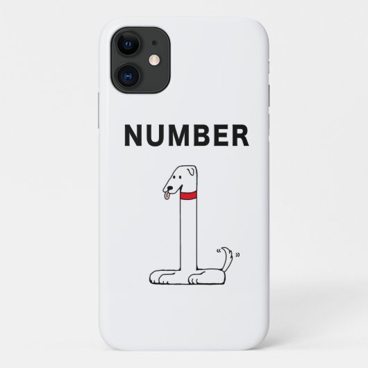 Nummer één hond Case-Mate iPhone case (Achterkant)