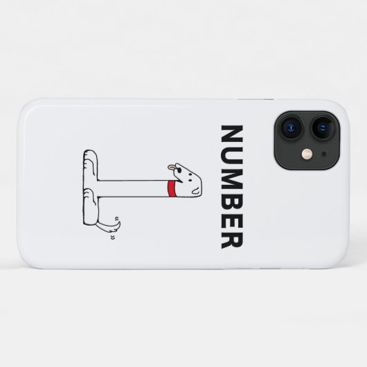 Nummer één hond Case-Mate iPhone case (Achterkant (horizontaal))