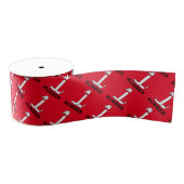 Nummer één hond grosgrain lint (Spoel)