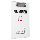 Nummer één hond klembord (Rechts)