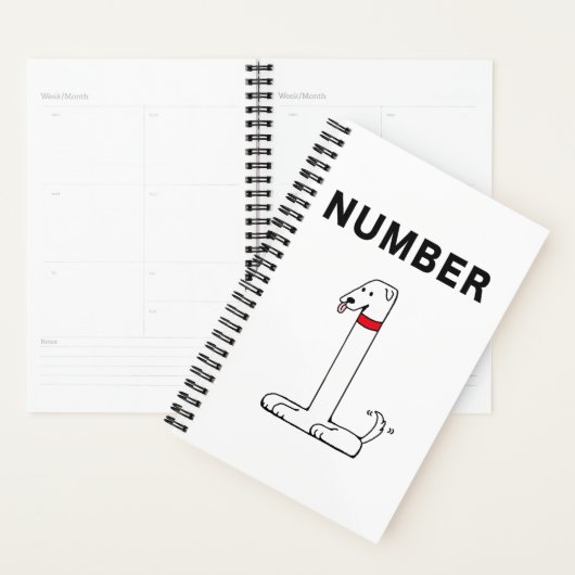 Nummer één hond planner (Display)