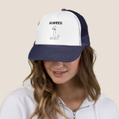 Nummer één hond trucker pet (In situ)