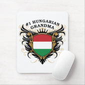 Nummer één Hongaarse grootmoeder Muismat (Met muis)
