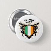 Nummer één Ierse tante Ronde Button 5,7 Cm (Voorkant /achterkant)