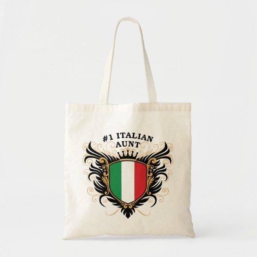 Nummer één Italiaanse tante Tote Bag (Voorkant)