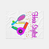 NUMMER ÉÉN KAPSTER EN SCHOONHEIDSSPECIALIST FLEECE DEKEN (Voorkant (Horizontaal))