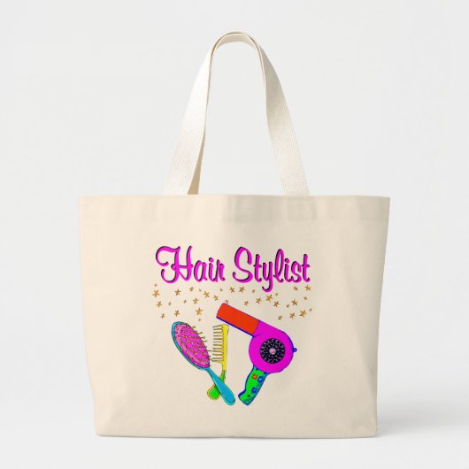 NUMMER ÉÉN KAPSTER EN SCHOONHEIDSSPECIALIST GROTE TOTE BAG (Voorkant)