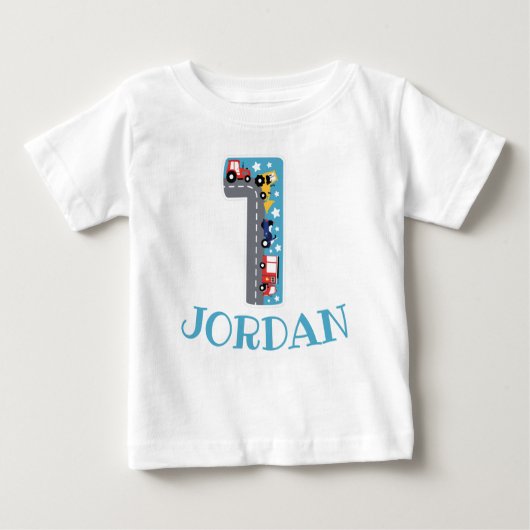 NUMMER EEN KIND 1E VERJAARDAG BABY T-shirt (Voorkant)
