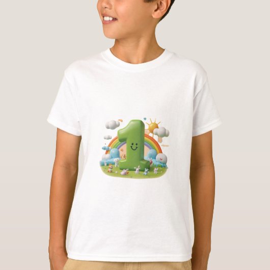 Nummer één Kind T-shirt (Voorkant)