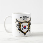 Nummer één Koreaanse moeder Koffiemok (Links)