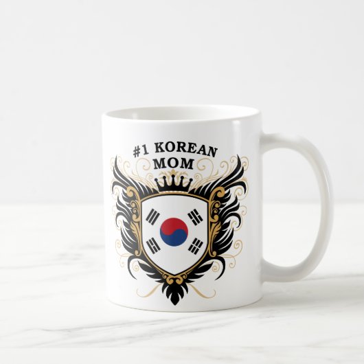 Nummer één Koreaanse moeder Koffiemok (Rechts)