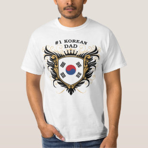 Nummer één Koreaanse vader T-shirt