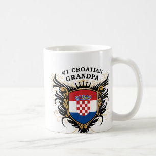 Nummer één Kroatische opa Koffiemok